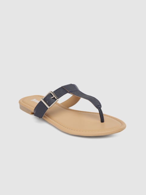 

Roadster Women Blue Solid T-Strap Flats