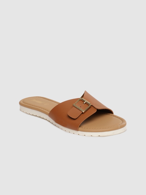 

Roadster Women Tan Brown Solid Open Toe Flats