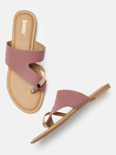 

Roadster Women Pink Solid One Toe Flats