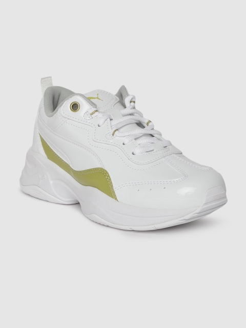

Puma Girls White Cilia Patent Youth Sneakers