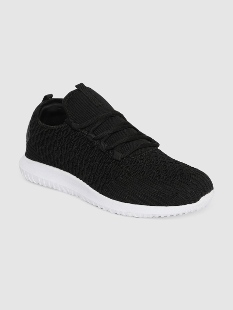 

French Connection Men Black Solid Sneakers