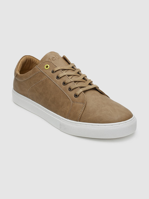 

French Connection Men Brown Solid Sneakers