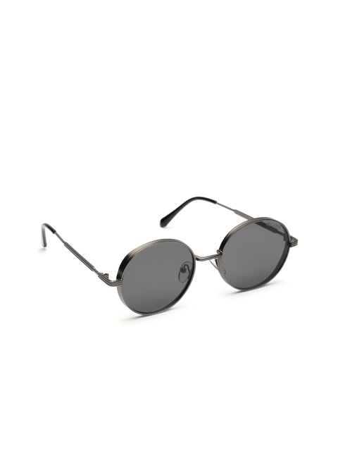 

Bellofox Women Round Sunglasses BS1644, Black