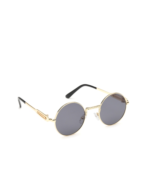 

Bellofox Women Round Sunglasses BS1637, Black