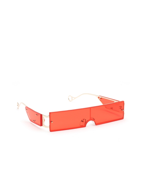 

Bellofox Women Rectangle Sunglasses BS1655, Coral