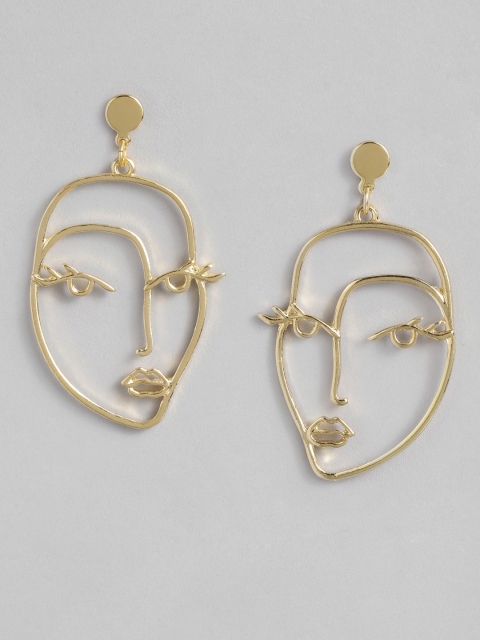 

Accessorize Gold-Toned Quirky Drop Earrings