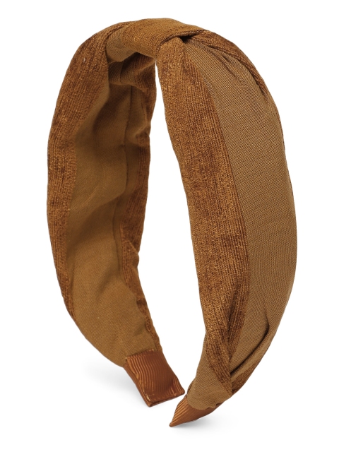 

Accessorize Women Brown Wide Knot Ochre Alice Hairband