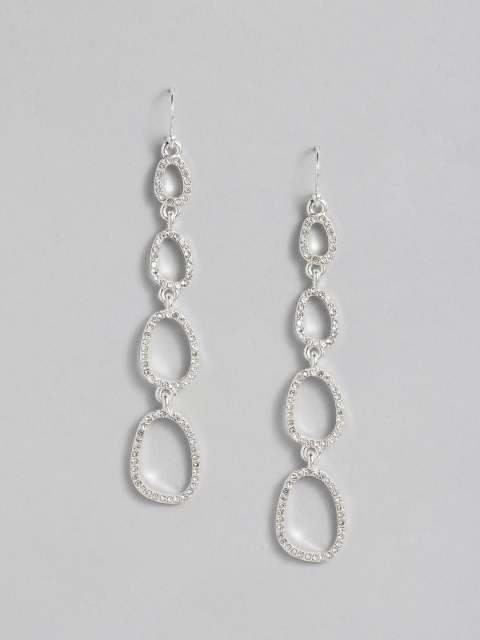 

Accessorize Silver-Toned Classic Drop Earrings