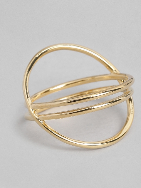 

Accessorize Gold-Plated Double Kiss Finger Ring
