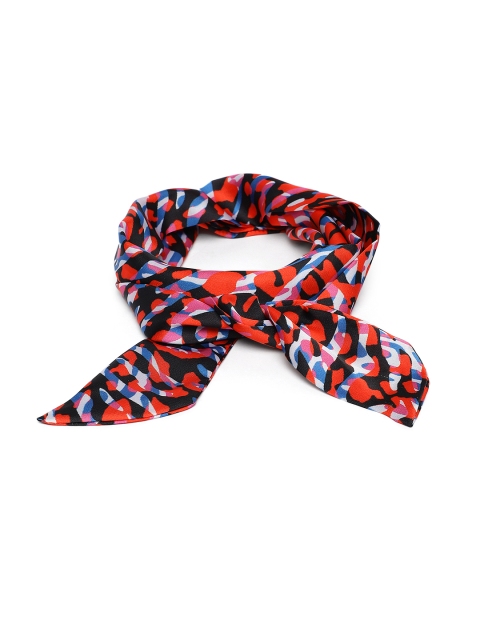 

Accessorize Pink Animal Print Hairband Cum Scarf