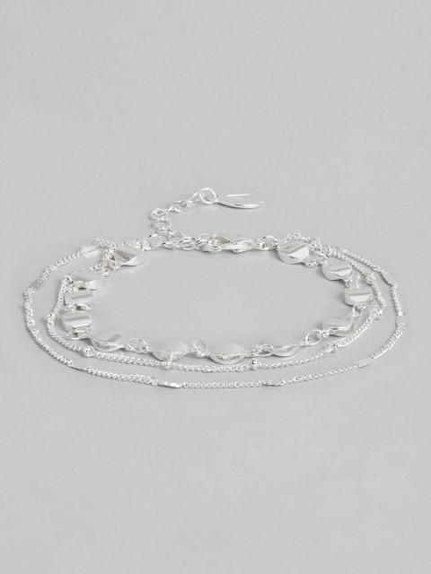 

Accessorize Silver-Toned Layered Chain Bracelet