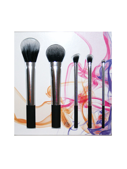 

Real Techniques Starter Set of 5 Limited Edition Brushes, Silver