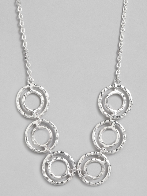 

Accessorize Silver-Toned Circular Design Necklace