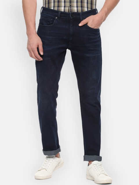 

Louis Philippe Jeans Men Blue Regular Fit Mid-Rise Clean Look Jeans