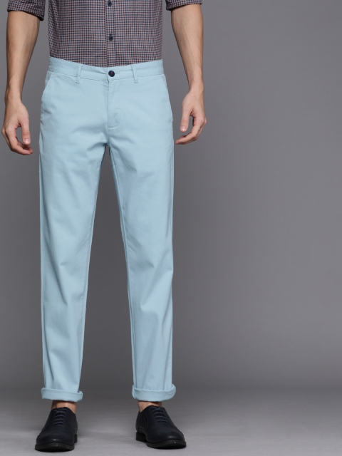 

Louis Philippe Sport Men Blue Slim Fit Solid Regular Trousers
