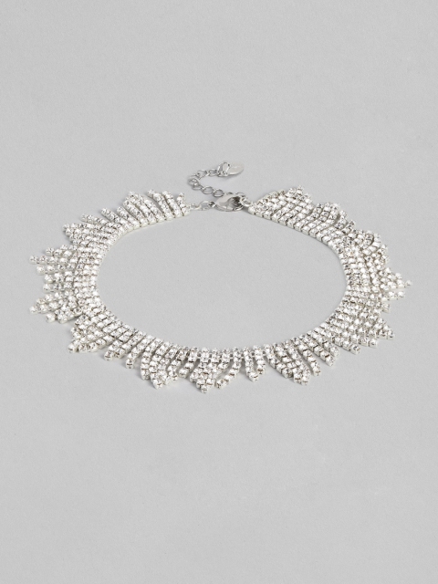 

Accessorize Silver-Toned Studded Anklet
