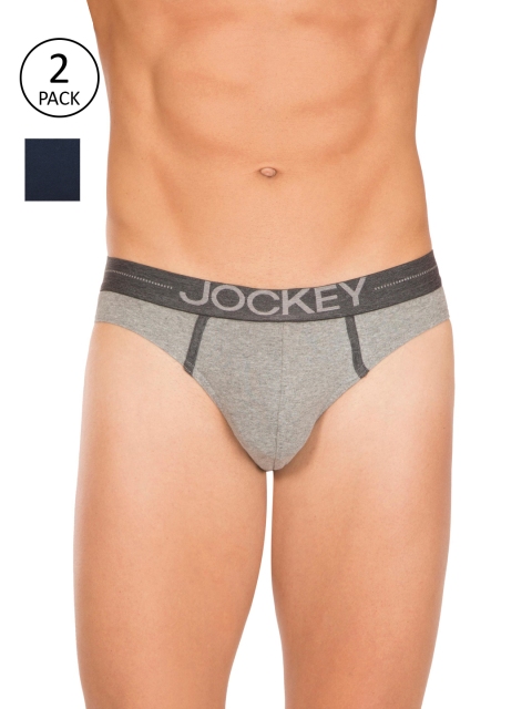 

Jockey Men Pack of 2 Solid Assorted Briefs