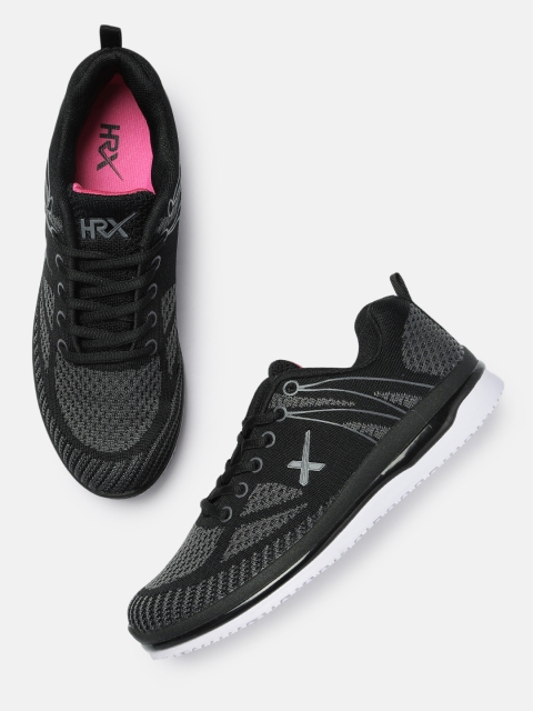 

HRX by Hrithik Roshan Women Black Soft Walk Running Shoes