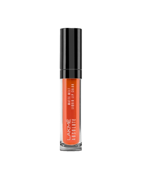 

Lakme Absolute Matte Melt Liquid Lip Color - Crazy Tangerine, Orange