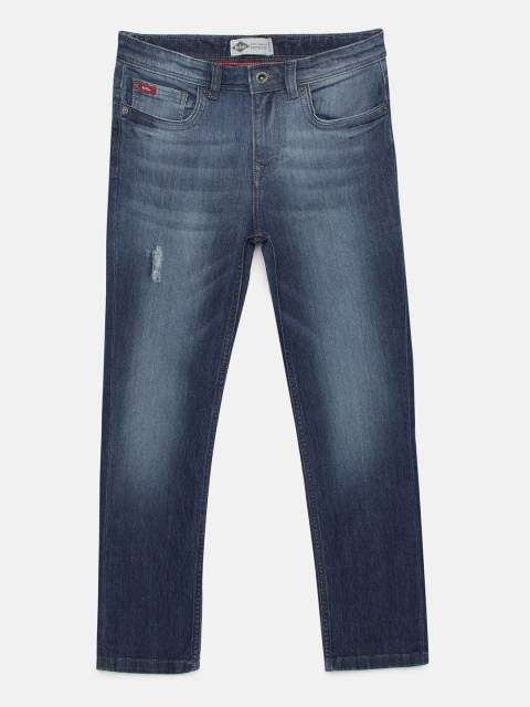 

Lee Cooper Boys Blue Regular Fit Mid-Rise Clean Look Stretchable Jeans