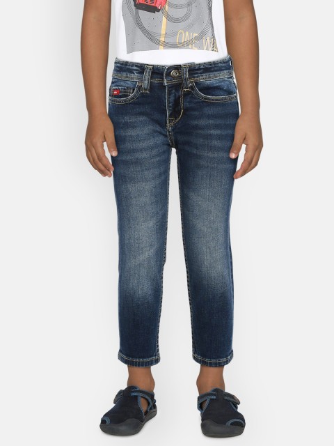 

Lee Cooper Boys Blue Slim Fit Mid-Rise Clean Look Stretchable Jeans