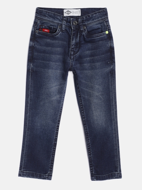 

Lee Cooper Boys Blue Slim Fit Mid-Rise Clean Look Stretchable Jeans