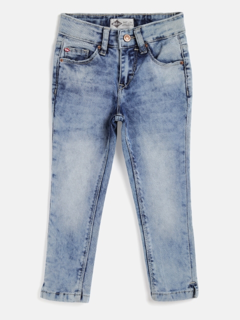 

Lee Cooper Girls Blue Faded Mid Rise Stretchable Jeans