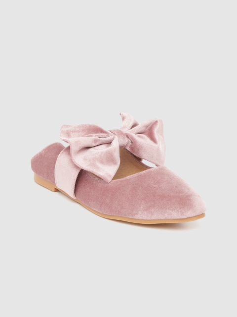 

Street Style Store Women Pink Solid Bow Detail Ballerinas