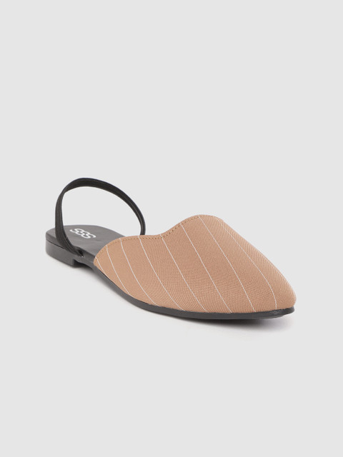 

Street Style Store Women Brown & White Striped Mules