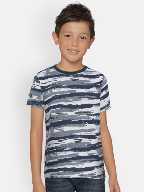 

Lee Cooper Boys Blue Printed Round Neck T-shirt