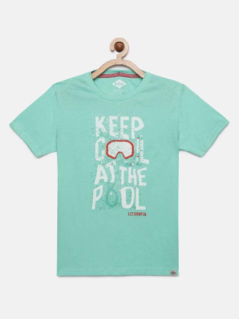 

Lee Cooper Boys Blue Printed Round Neck T-shirt