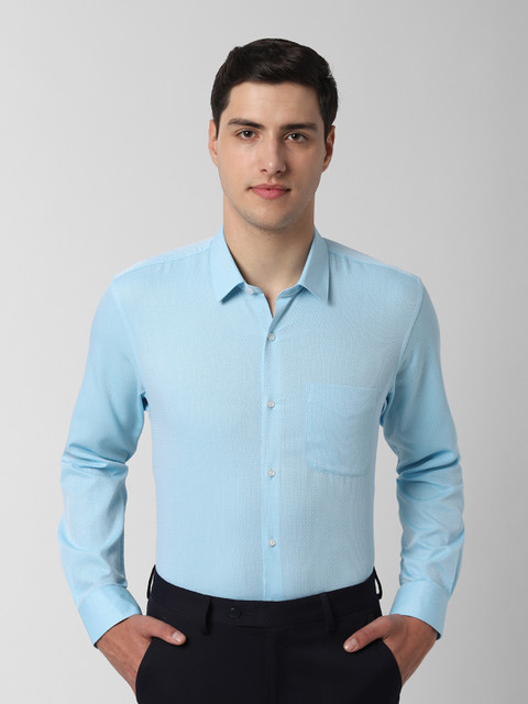 

Peter England Men Blue Slim Fit Formal Shirt