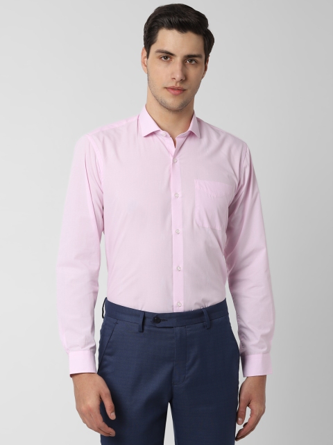 

Peter England Men Pink Regular Fit Solid Formal Shirt