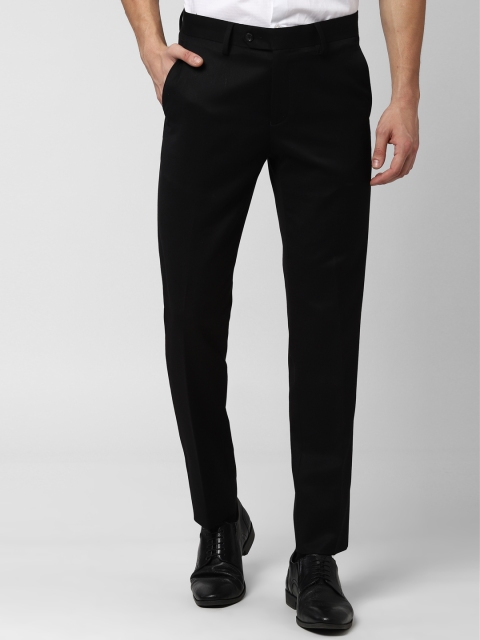 

Peter England Men Brown Slim Fit Solid Formal Trousers