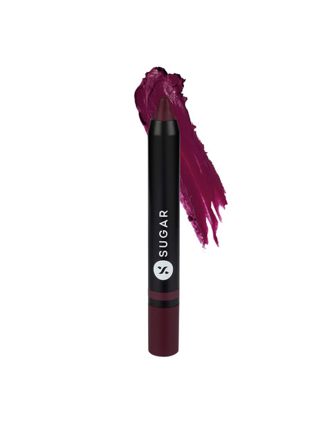 

SUGAR Plush Crush Creme 06 Grape Goddess Crayon Lipstick, Purple