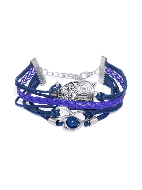 

Golden Peacock Blue Bracelet
