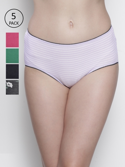 

Marks & Spencer Women Pack Of 5 Hipster Briefs T611283, Navy blue