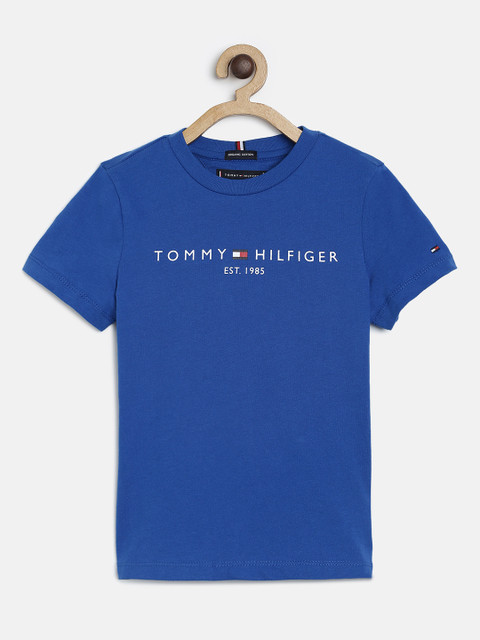 

Tommy Hilfiger Boys Blue Printed Round Neck T-shirt