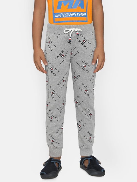 

Tommy Hilfiger Boys Grey Printed Joggers