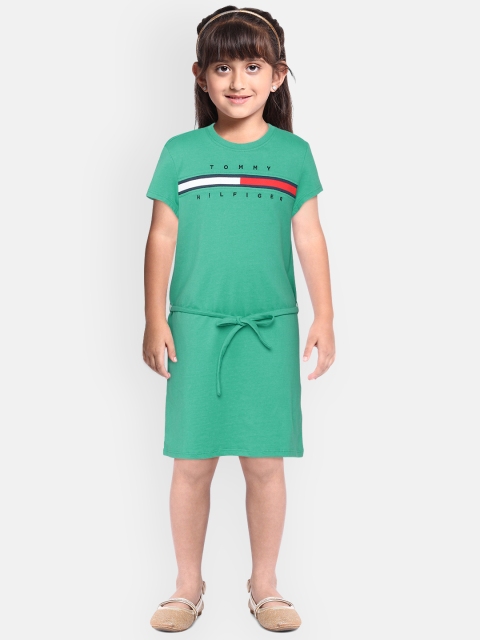

Tommy Hilfiger Girls Green Printed T-shirt Dress