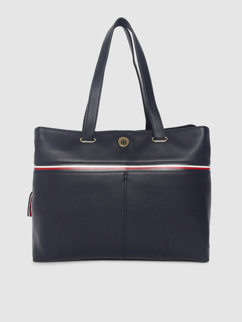

Tommy Hilfiger Women Navy Blue Solid Handheld Bag