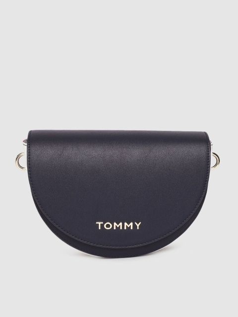 

Tommy Hilfiger Navy Blue Solid Sling Bag