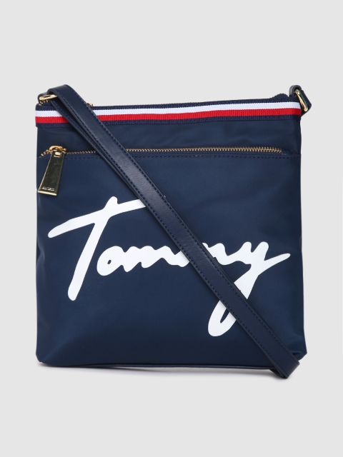 

Tommy Hilfiger Navy Blue Printed Sling Bag