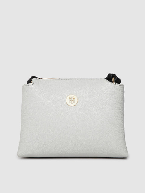 

Tommy Hilfiger Beige Textured Sling Bag