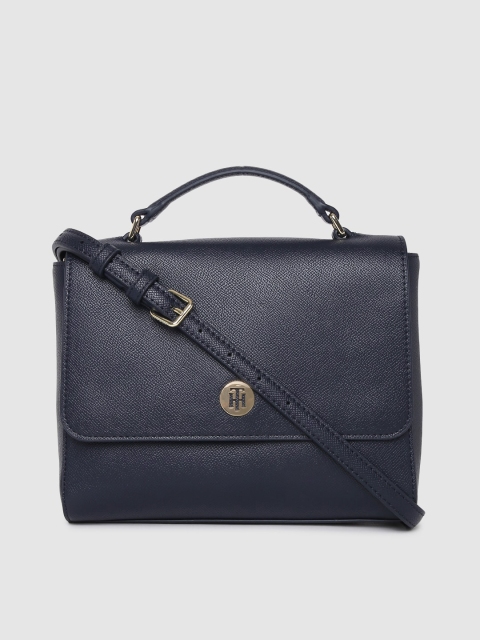 

Tommy Hilfiger Blue Solid Satchel