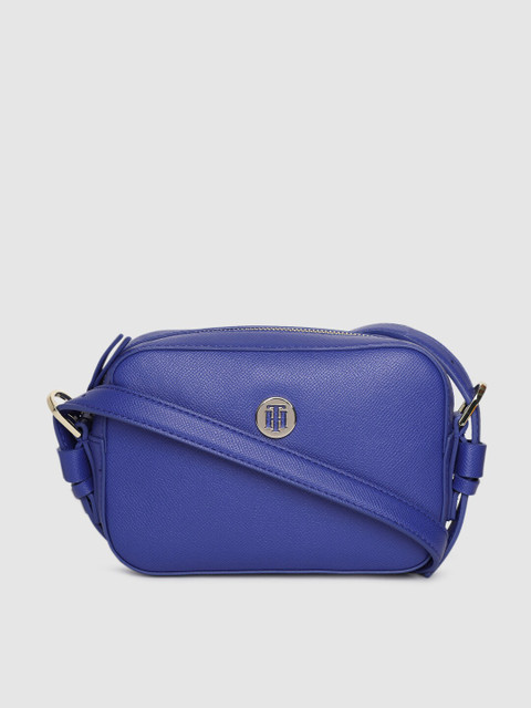 

Tommy Hilfiger Blue Solid Sling Bag