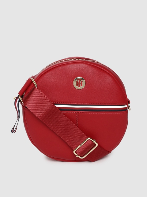 

Tommy Hilfiger Red Solid Sling Bag