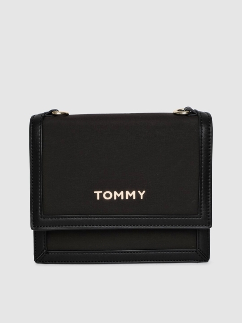 

Tommy Hilfiger Black Solid Sling Bag