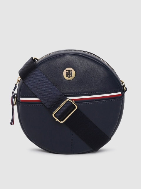 

Tommy Hilfiger Navy Blue Solid Sling Bag