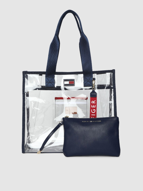 

Tommy Hilfiger Transparent Solid Tote Bag